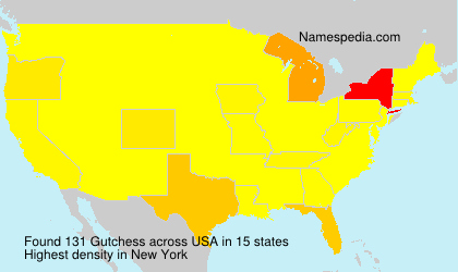Surname Gutchess in USA Surname Gutchess in USA