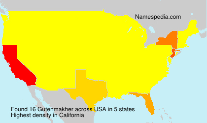 Surname Gutenmakher in USA Surname Gutenmakher in USA