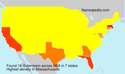 Surname Gutermann in USA Surname Gutermann in USA