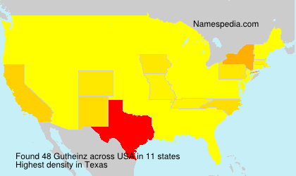 Surname Gutheinz in USA Surname Gutheinz in USA
