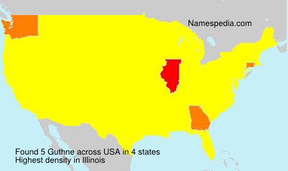 Surname Guthne in USA Surname Guthne in USA