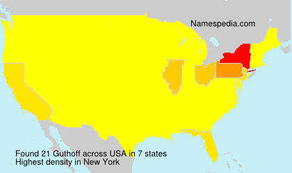 Surname Guthoff in USA Surname Guthoff in USA