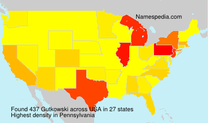 Surname Gutkowski in USA Surname Gutkowski in USA