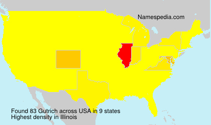 Surname Gutrich in USA