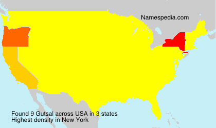 Surname Gutsal in USA Surname Gutsal in USA