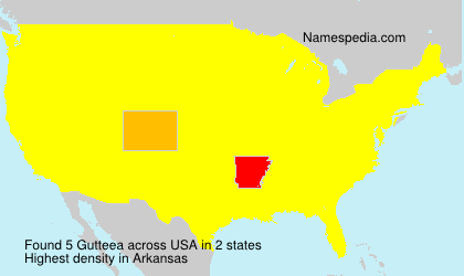 Surname Gutteea in USA Surname Gutteea in USA