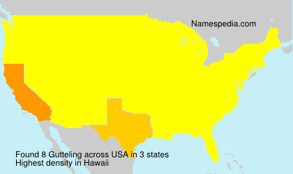 Surname Gutteling in USA Surname Gutteling in USA