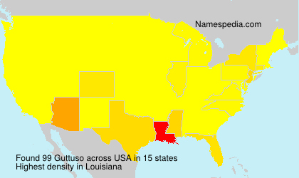 Surname Guttuso in USA Surname Guttuso in USA