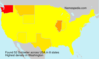 Surname Gutzwiler in USA Surname Gutzwiler in USA