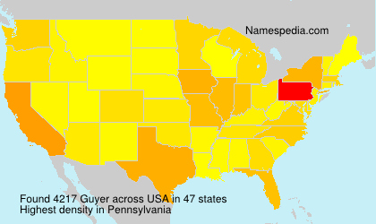 Surname Guyer in USA Surname Guyer in USA