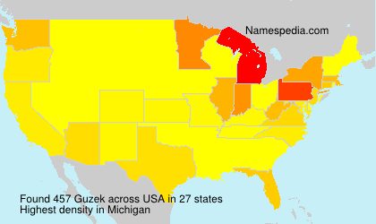 Surname Guzek in USA Surname Guzek in USA