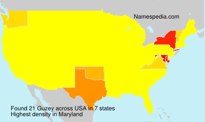 Surname Guzey in USA Surname Guzey in USA