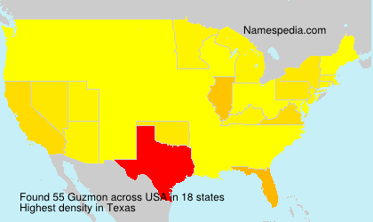 Surname Guzmon in USA Surname Guzmon in USA