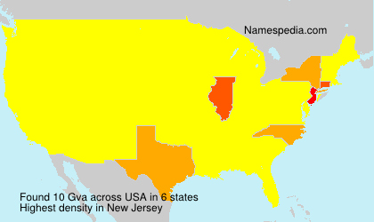 Surname Gva in USA Surname Gva in USA
