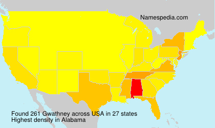 Surname Gwathney in USA Surname Gwathney in USA