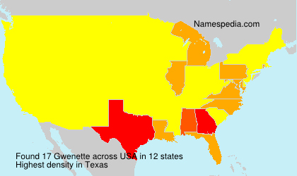 Surname Gwenette in USA Surname Gwenette in USA