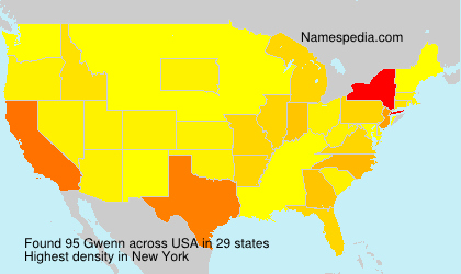 Surname Gwenn in USA