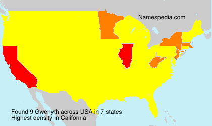 Surname Gwenyth in USA Surname Gwenyth in USA