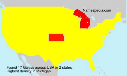 Surname Gwess in USA Surname Gwess in USA