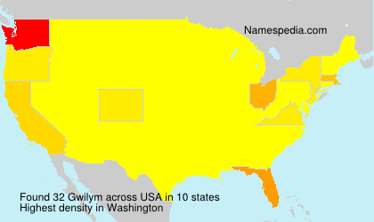 Surname Gwilym in USA Surname Gwilym in USA