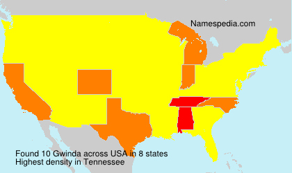 Surname Gwinda in USA Surname Gwinda in USA