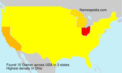 Surname Gwiner in USA Surname Gwiner in USA