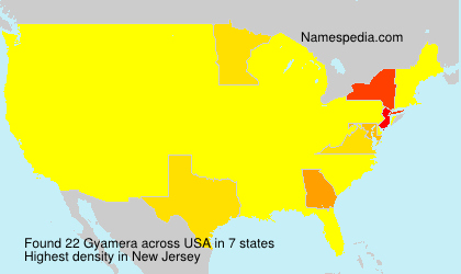Surname Gyamera in USA Surname Gyamera in USA