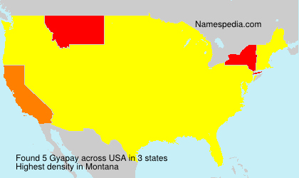Surname Gyapay in USA Surname Gyapay in USA