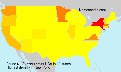 Surname Gyatso in USA Surname Gyatso in USA