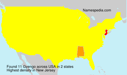 Surname Gyengo in USA Surname Gyengo in USA