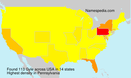 Surname Gyle in USA Surname Gyle in USA