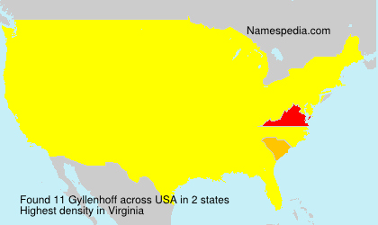 Surname Gyllenhoff in USA Surname Gyllenhoff in USA