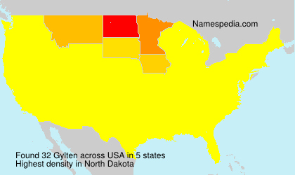 Surname Gylten in USA Surname Gylten in USA