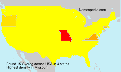 Surname Gyorog in USA Surname Gyorog in USA
