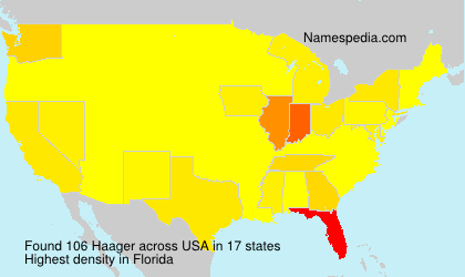 Surname Haager in USA Surname Haager in USA