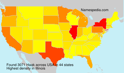 Surname Haak in USA Surname Haak in USA