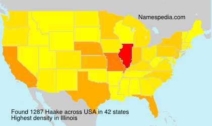Surname Haake in USA Surname Haake in USA