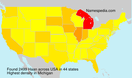 Surname Haan in USA Surname Haan in USA