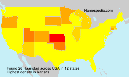 Surname Haanstad in USA Surname Haanstad in USA