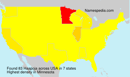 Surname Haapoja in USA Surname Haapoja in USA
