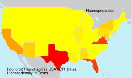 Surname Haardt in USA Surname Haardt in USA