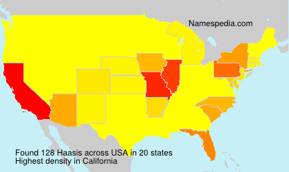 Surname Haasis in USA Surname Haasis in USA