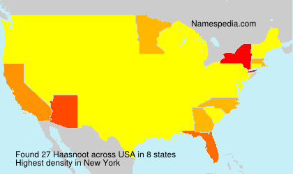 Surname Haasnoot in USA Surname Haasnoot in USA