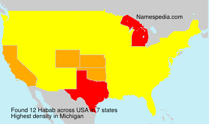 Surname Habab in USA Surname Habab in USA