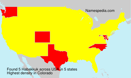 Surname Habakkuk in USA Surname Habakkuk in USA