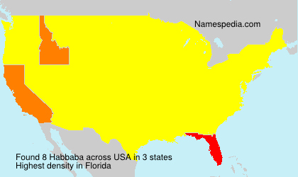 Surname Habbaba in USA Surname Habbaba in USA