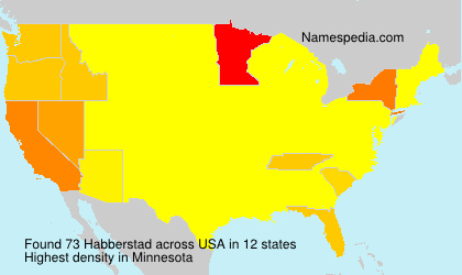 Surname Habberstad in USA Surname Habberstad in USA