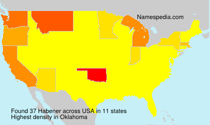 Surname Habener in USA Surname Habener in USA