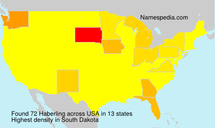 Surname Haberling in USA Surname Haberling in USA