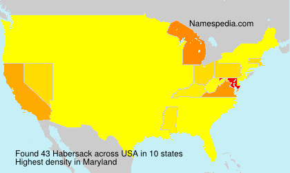 Surname Habersack in USA Surname Habersack in USA